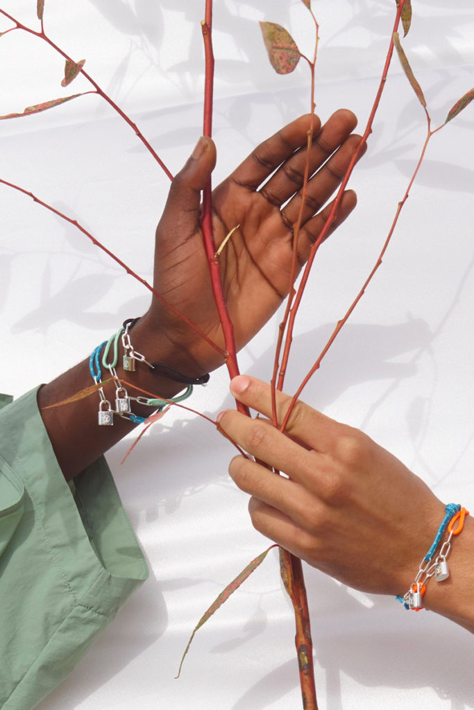 Louis Vuitton UNICEF Silver Lockit Bracelet