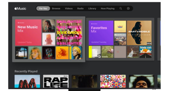 samsung smart tv apple music