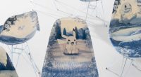 100 Thieves Pokemon Modernica porselen desenli sandalyeler