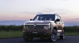 Mitsubishi Pajero ailesi lansmanında sergilenen 2027 model ön görünümü