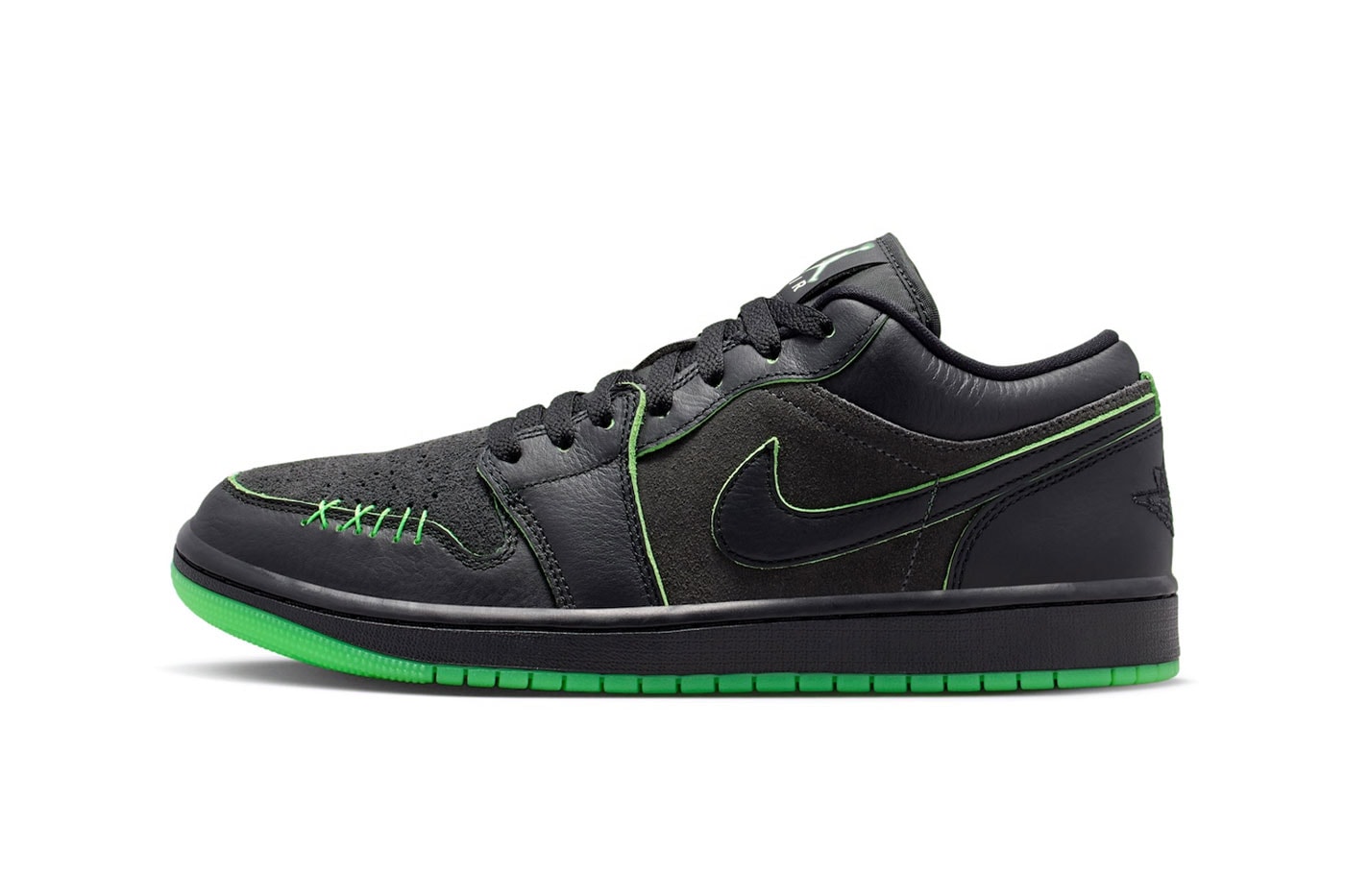 Air Jordan 1 Low Halloween yandan görünüm