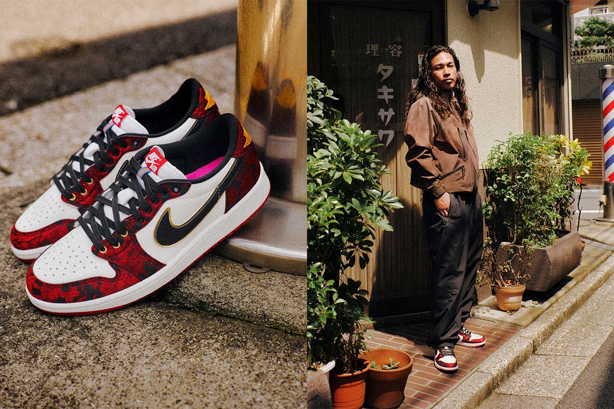 Air Jordan 1 Low OG Last Dance at the Garden çifti ve stil fotoğrafı