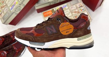 Aminé New Balance 992 Outdoor School yandan görünüm