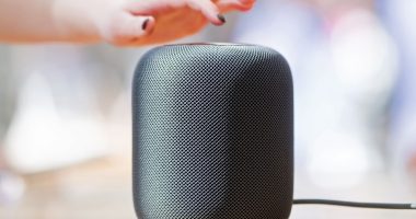 Apple HomePad haberi için arşiv görseli: Apple HomePod hoparlörü