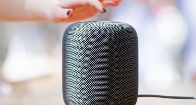 Apple HomePad haberi için arşiv görseli: Apple HomePod hoparlörü
