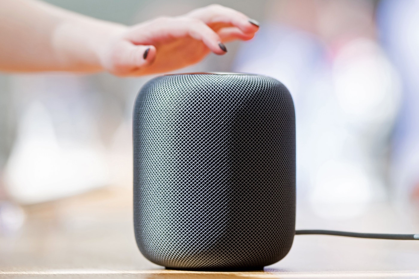 Apple HomePad haberi için arşiv görseli: Apple HomePod hoparlörü