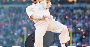 Bad Bunny Super Bowl devre arası şovunda sahnede