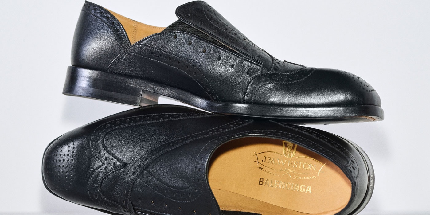 Balenciaga ve J.M. Weston melez ayakkabı serisi