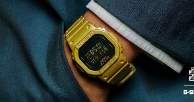 BlackEyePatch G-SHOCK DW-5600 altın tonlu kasa