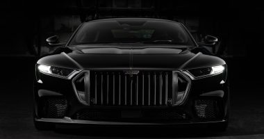 Brabus Bodo karbon gövdesiyle önden görünüm