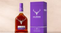 Mor sunum kutusuyla The Dalmore 17 viski şişesi