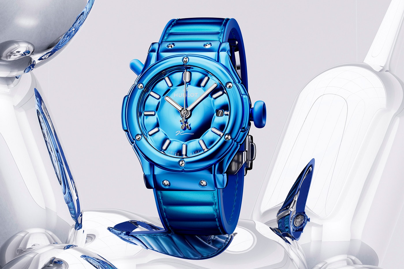 MP-14 Origin Sapphire Titanium modelinin safir kasası