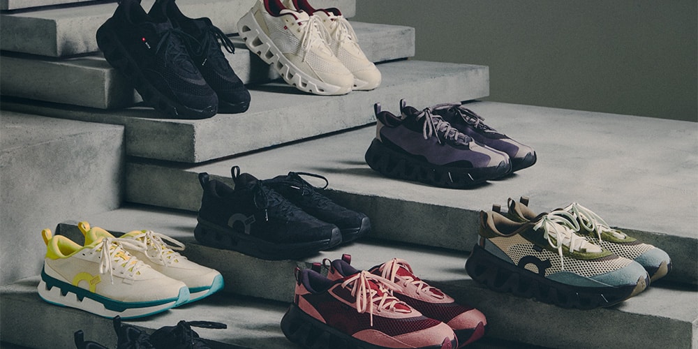 Kith On K-Tech koleksiyonu merdivenlerde
