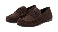 Dark Chocolate süet Loewe loafer çifti