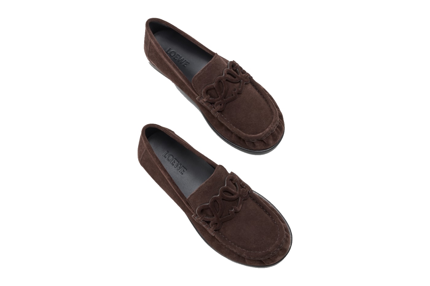 Loewe loafer üstten görünüm