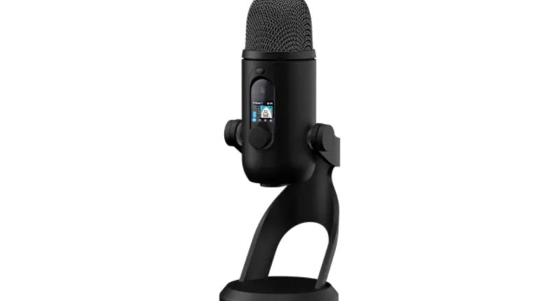 Siyah renkli Logitech G Blue Yeti 2 mikrofon