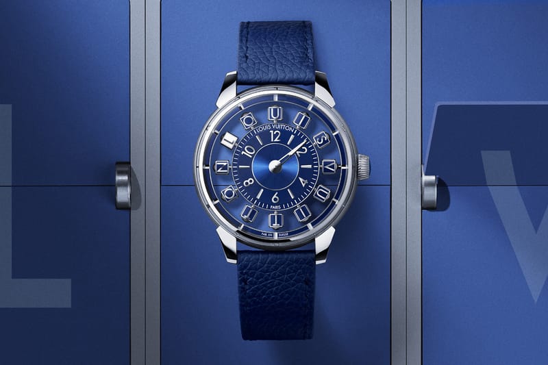 Louis Vuitton Tambour Spin Time koleksiyonundan bir saat