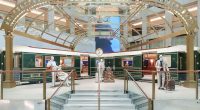 Tren formunda kurgulanan Louis Vuitton pop-up
