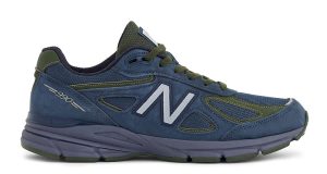 New Balance 990v4 Navy Meteorite yandan