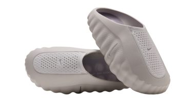 Nike Mind 001 Purple Smoke çifti yandan ve üstten