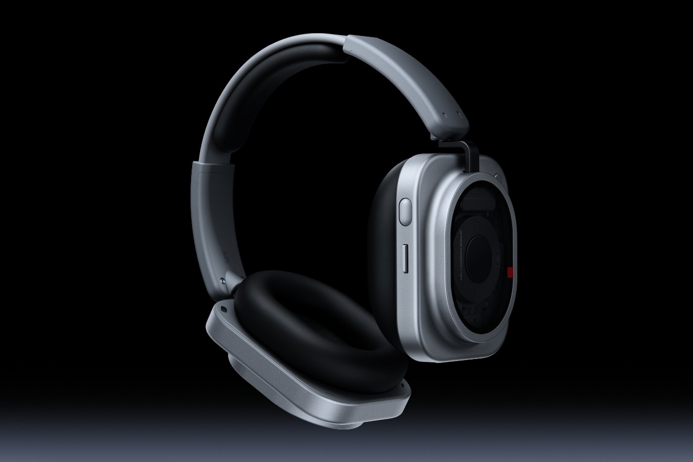 Siyah Nothing Headphone (1) Pro yandan