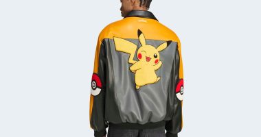 Pokemon adidas 8-Ball deri ceket serisi