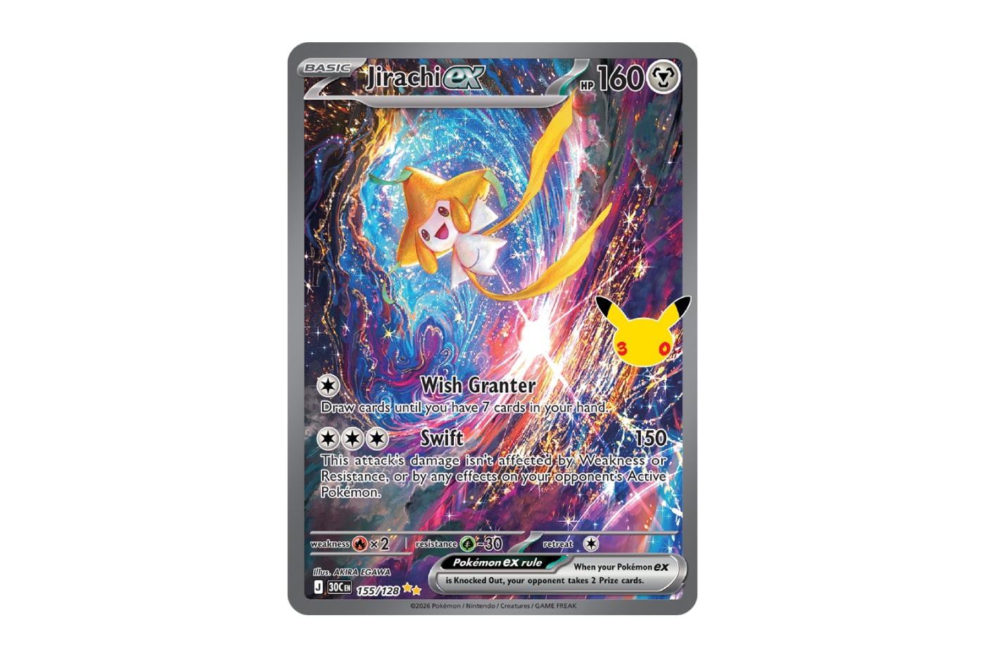 Pokémon TCG 30. Yıl setinden bir kart