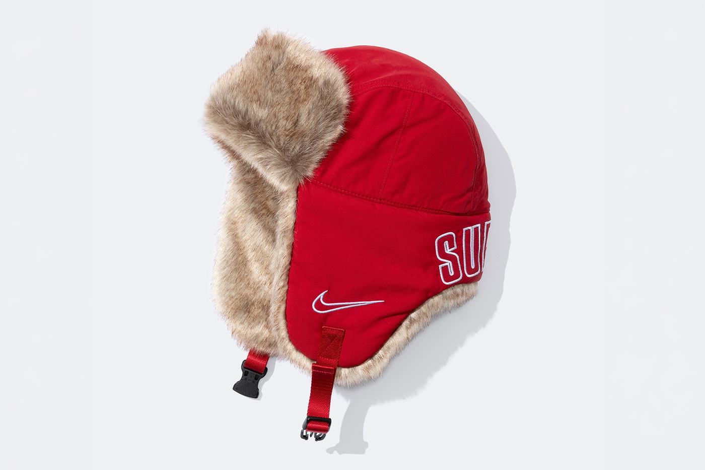 Supreme Nike kırmızı Trooper şapka