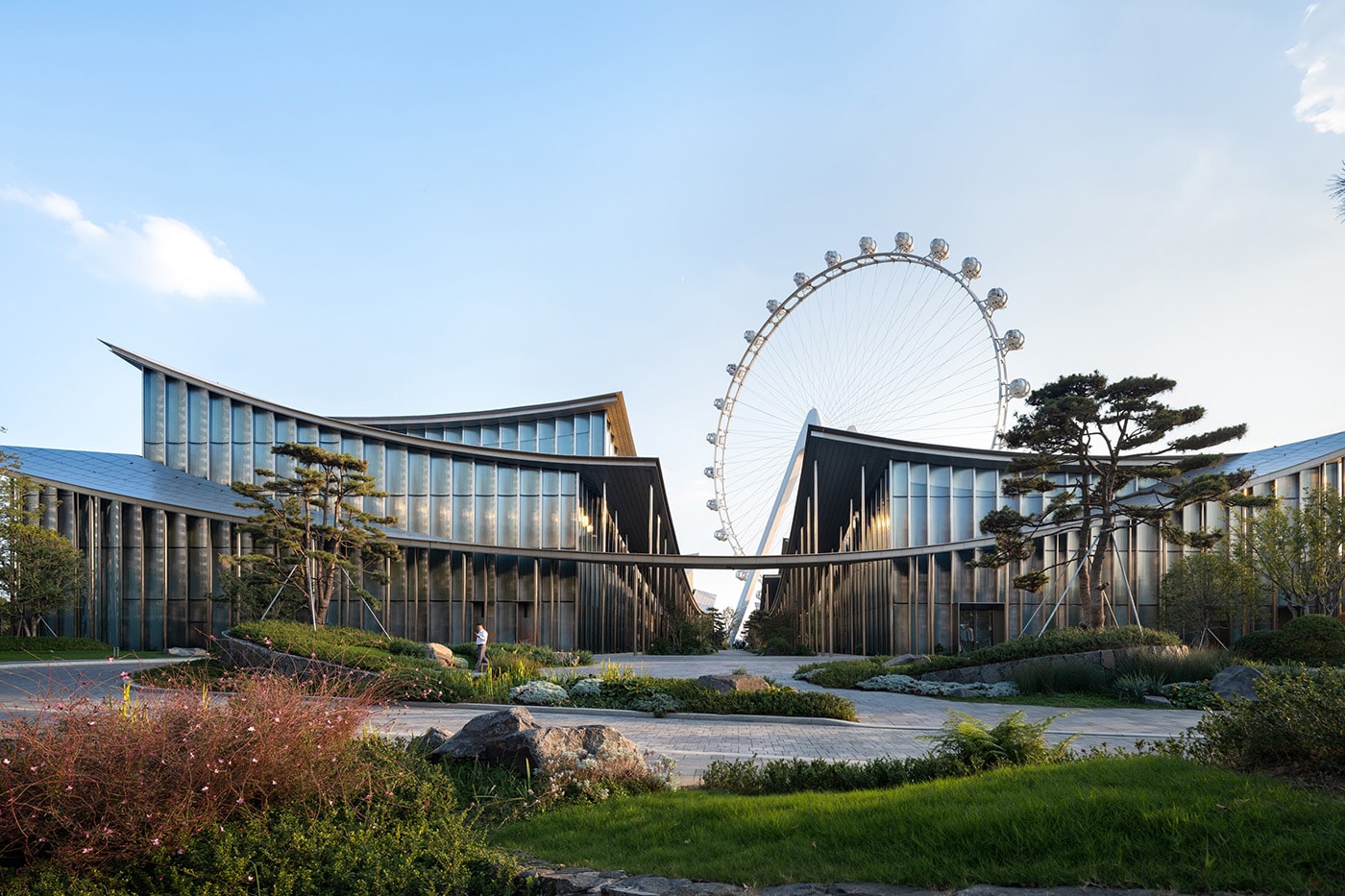 Suzhou Çağdaş Sanat Müzesinin dış görünümü