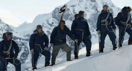 Tenzing filminde Everest tırmanışından bir kare