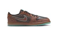 Turkuaz detaylı kahverengi Jordan 1 Low iç yan