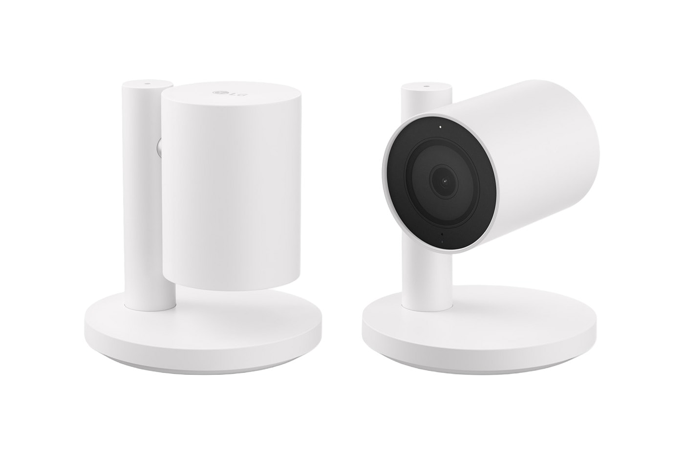 Lensini aşağı çeviren Indoor Cam ve normal konumdaki ikizi