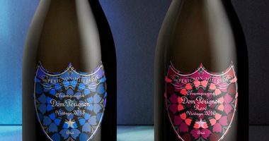 Dom Pérignon Damien Hirst etiket tasarımı