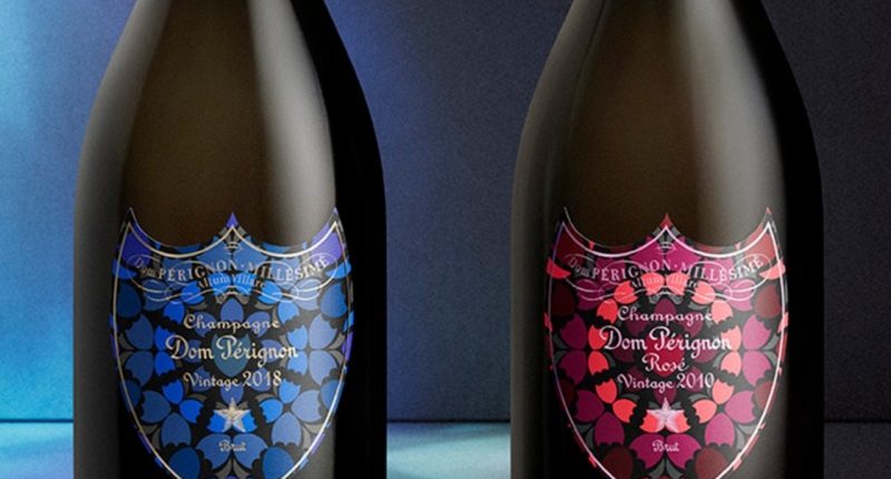 Dom Pérignon Damien Hirst etiket tasarımı