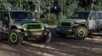 Yan yana iki renk düzeniyle Jeep Wrangler Switchback