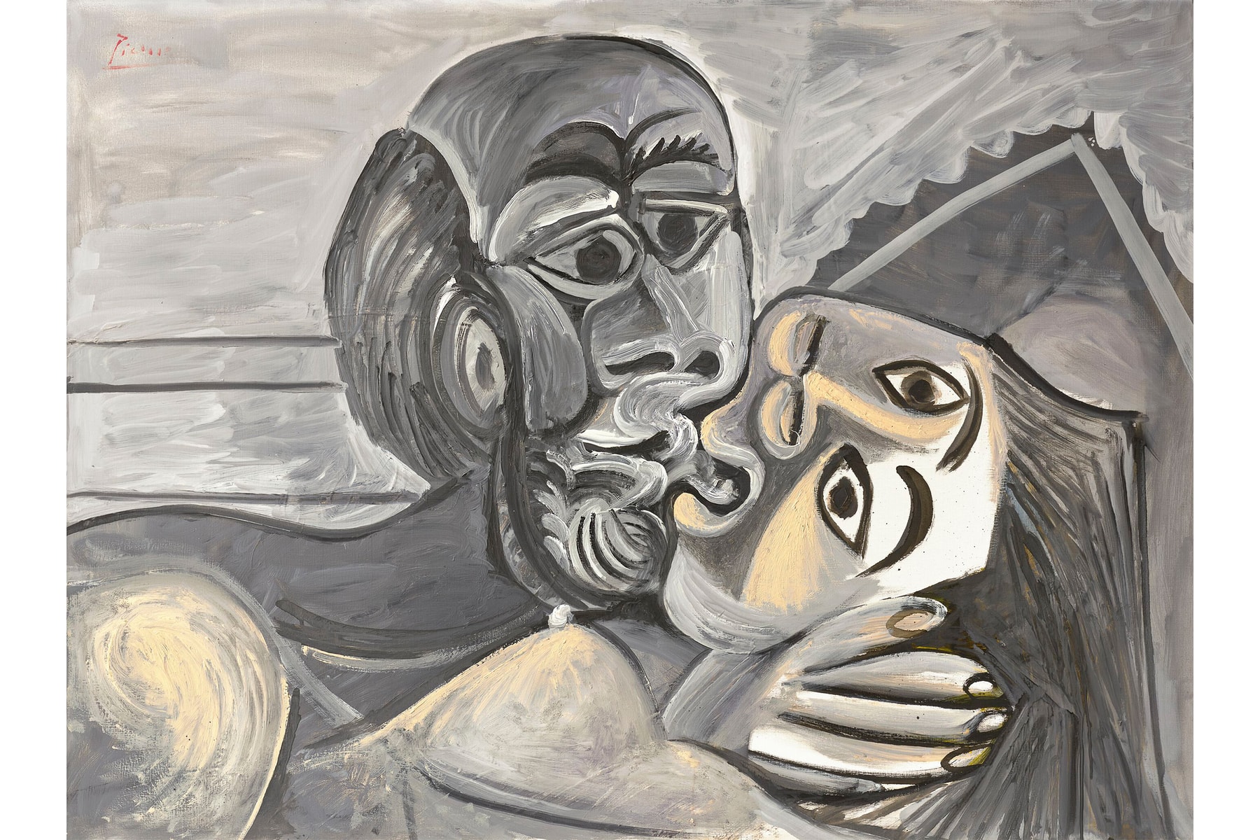 Jeff Koons koleksiyonundaki Picasso imzalı Le Baiser tablosu