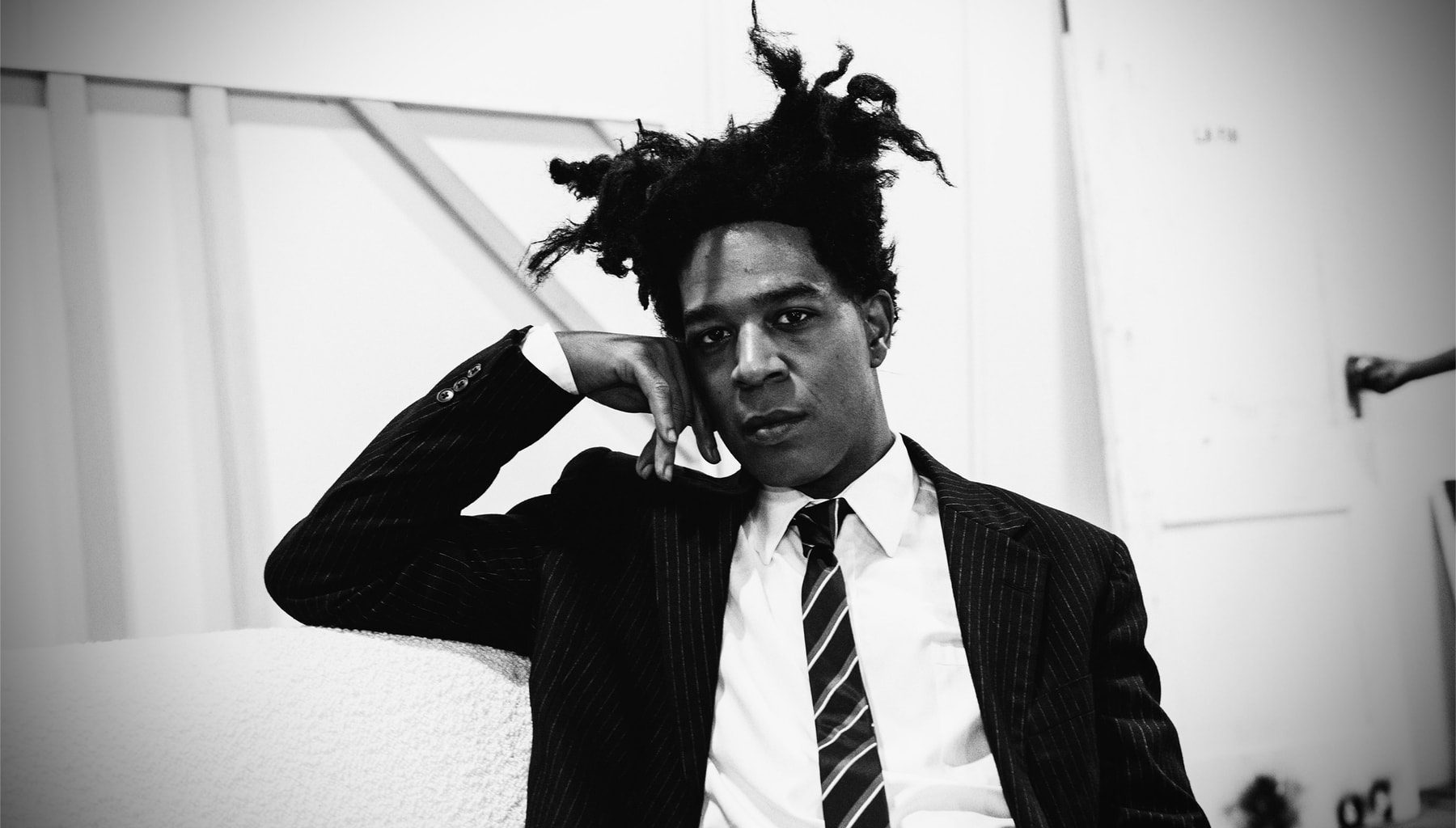 Kid Cudi Basquiat rolü için kostüm denemesinde