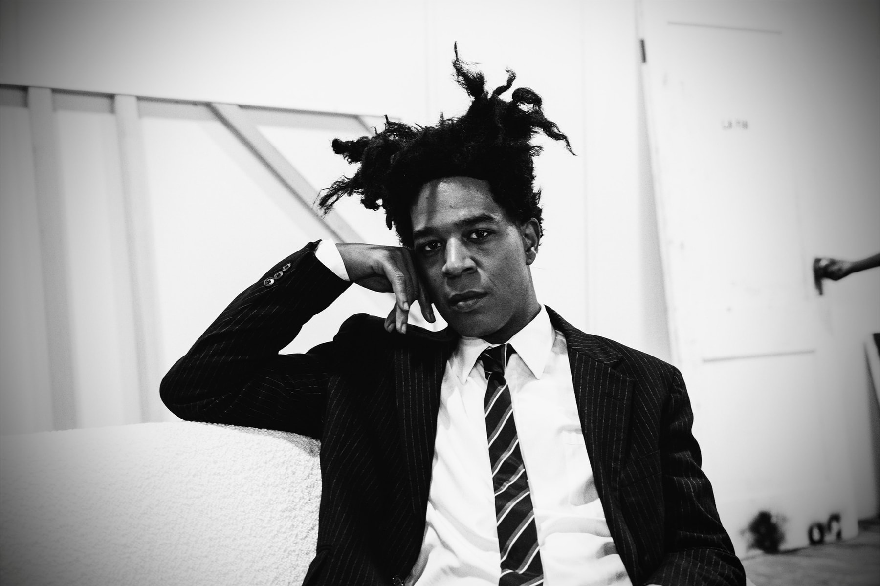 Kid Cudi Basquiat rolü için kostüm denemesinde
