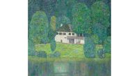 Klimt Litzlbergkeller tablosu, Attersee Gölü kıyısındaki han ve bira fabrikası