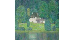 Klimt Litzlbergkeller tablosu, Attersee Gölü kıyısındaki han ve bira fabrikası