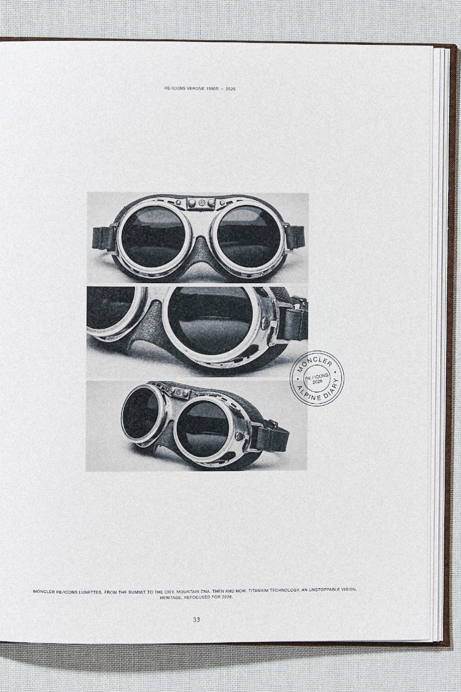 Moncler Re/Icons tırmanış gözlüğünden ilham alan güneş gözlükleri