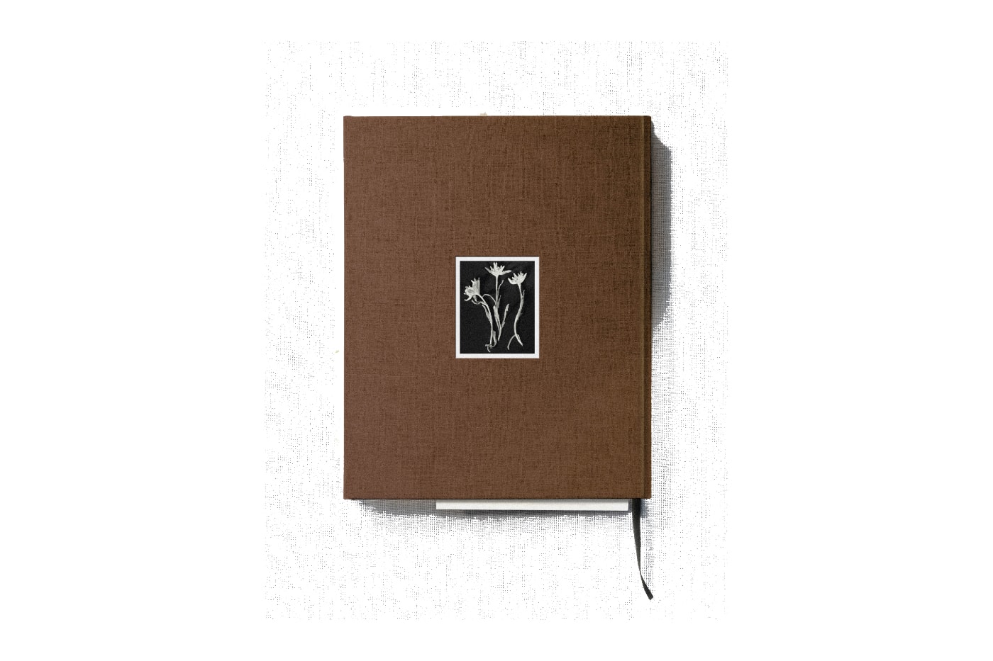 Moncler Re/Icons Alpine Diary kitabının kahverengi kapağı