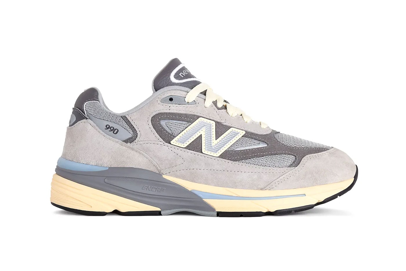 New Balance 990v7 Kool Grey yandan