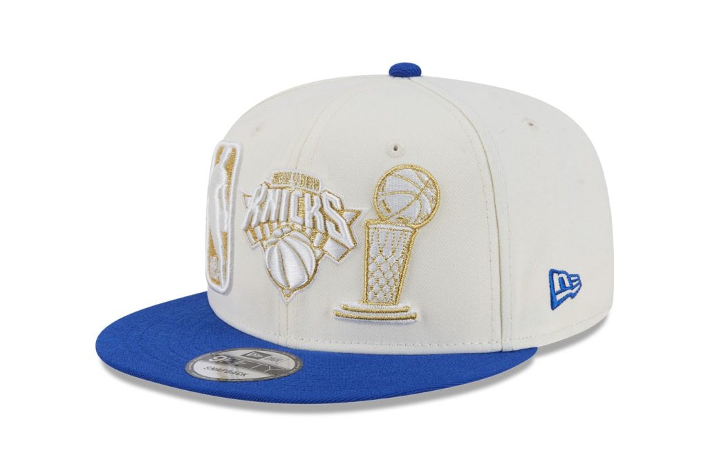 Bej tepe ve mavi siperli 9FIFTY Locker Room şapka