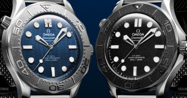 Omega James Bond ve Spectre Seamaster Diver 300M saatleri yan yana