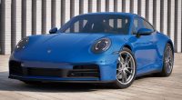 400 bin dolarlık Porsche planı: mavi Porsche 911 Carrera önden görünüm