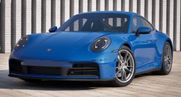 400 bin dolarlık Porsche planı: mavi Porsche 911 Carrera önden görünüm