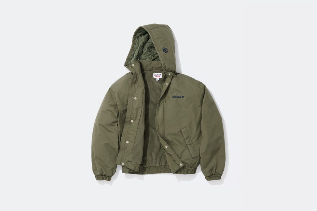 Haki Utility Jacket yandan