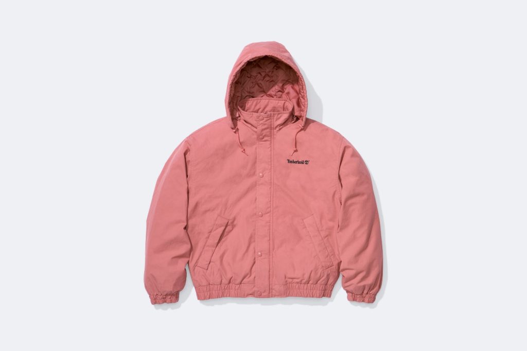 Pembe Utility Jacket kapüşonlu