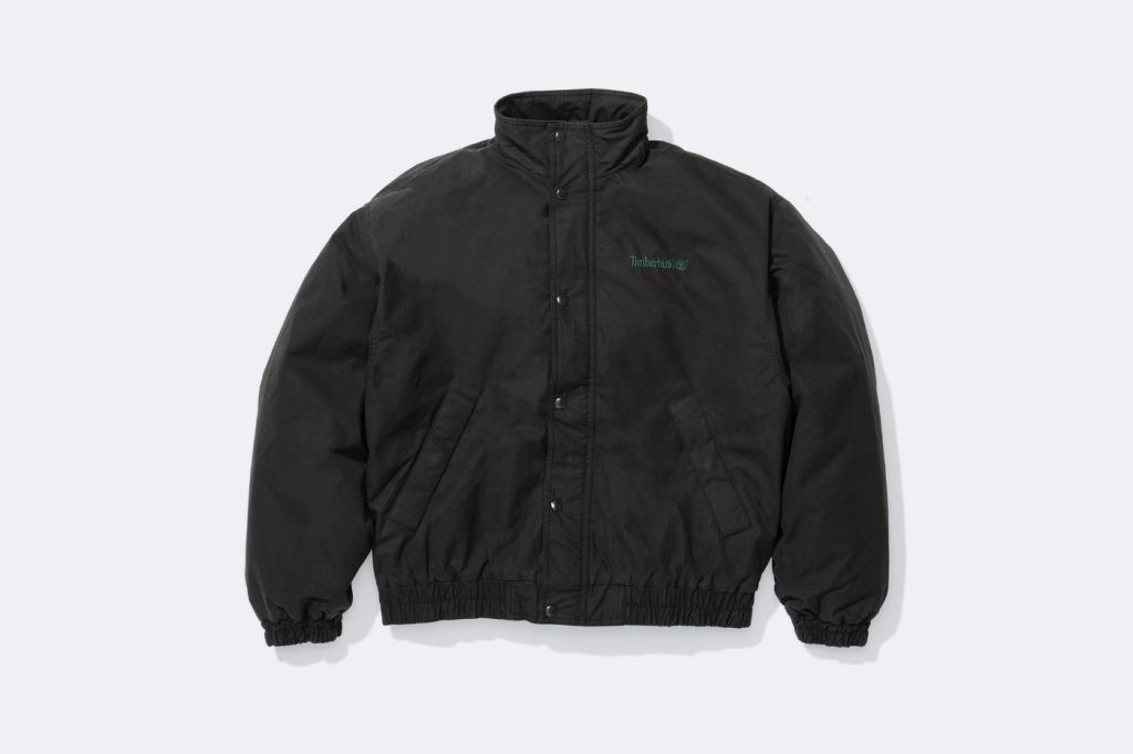 Siyah Utility Jacket önden
